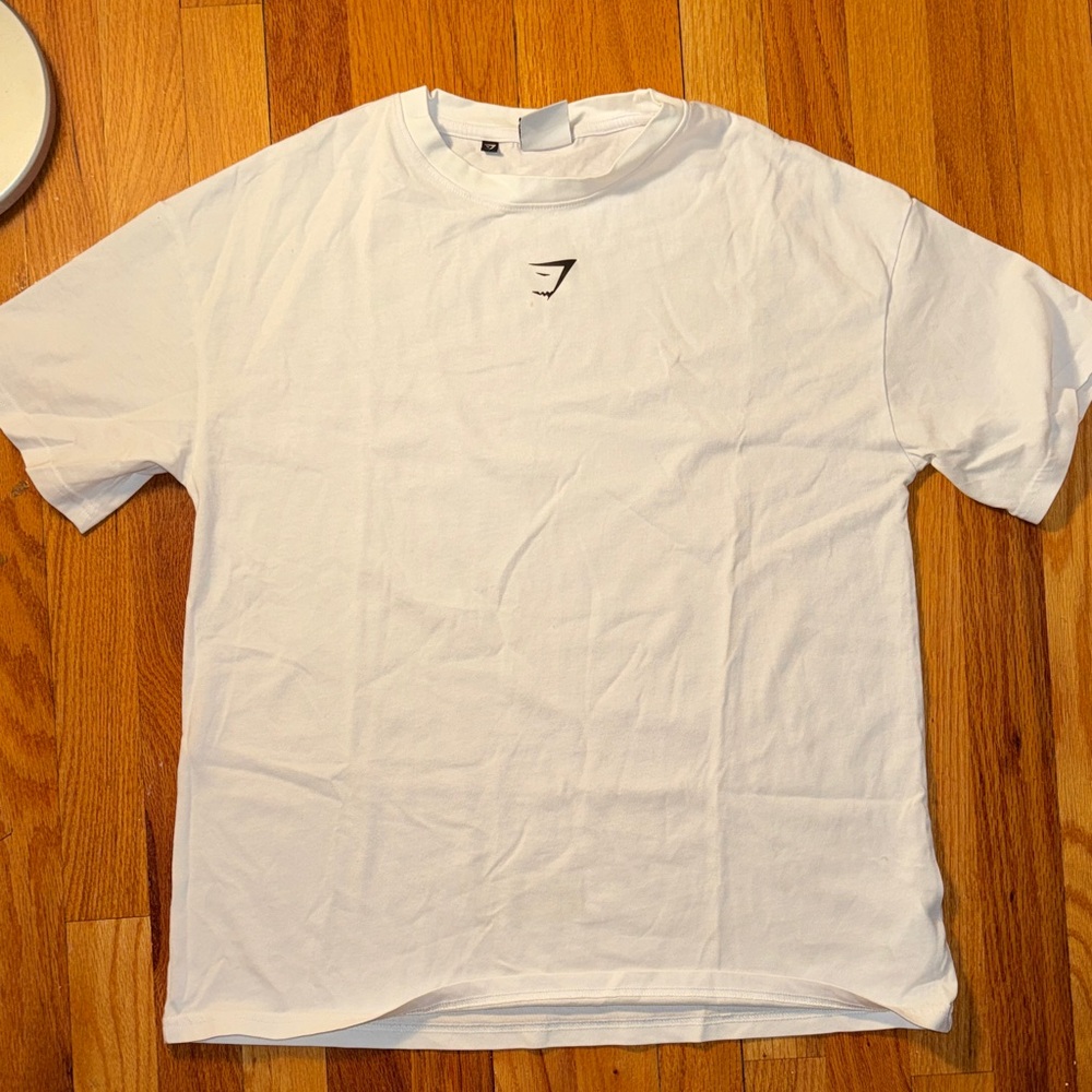 Gymshark White Short Sleeve Tee